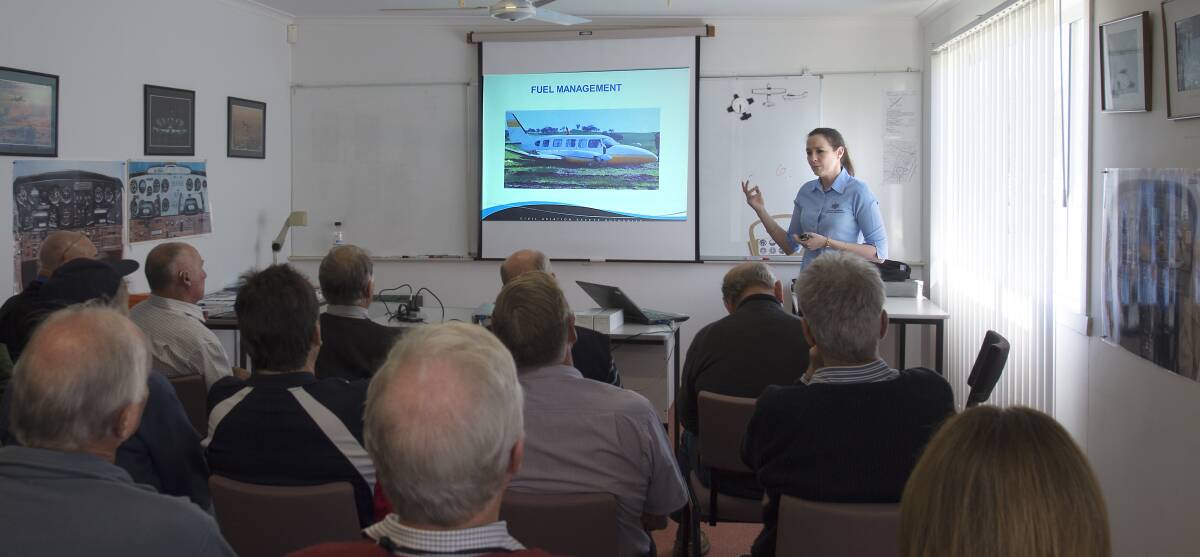 Training: CASA delivers an aviation safety seminar in Taree last year. Photo: Ashley Cleaver/Cleavers Images.