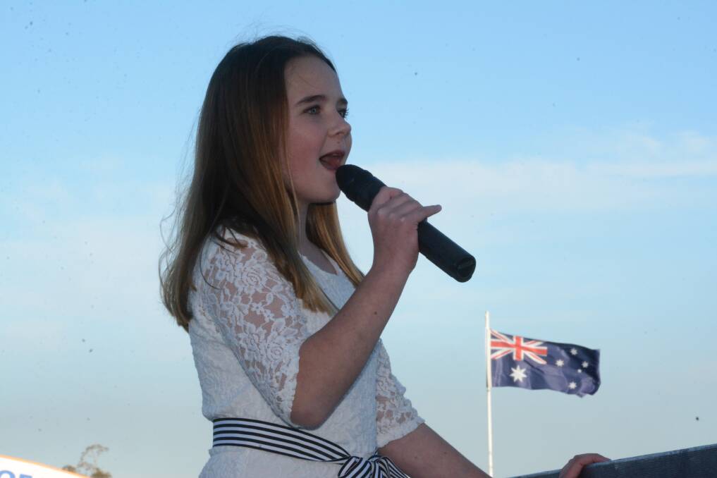 Singer Cassidy Donovan from Taree will play a featured role in this year's Manning Valley Schools Spectacular.
