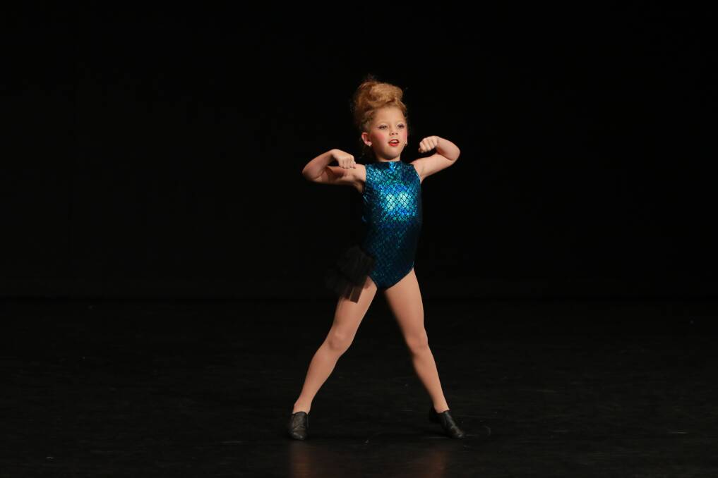 Alicia Holden (Wingham) won Section 410a Novice Jazz Solo eight years and under.