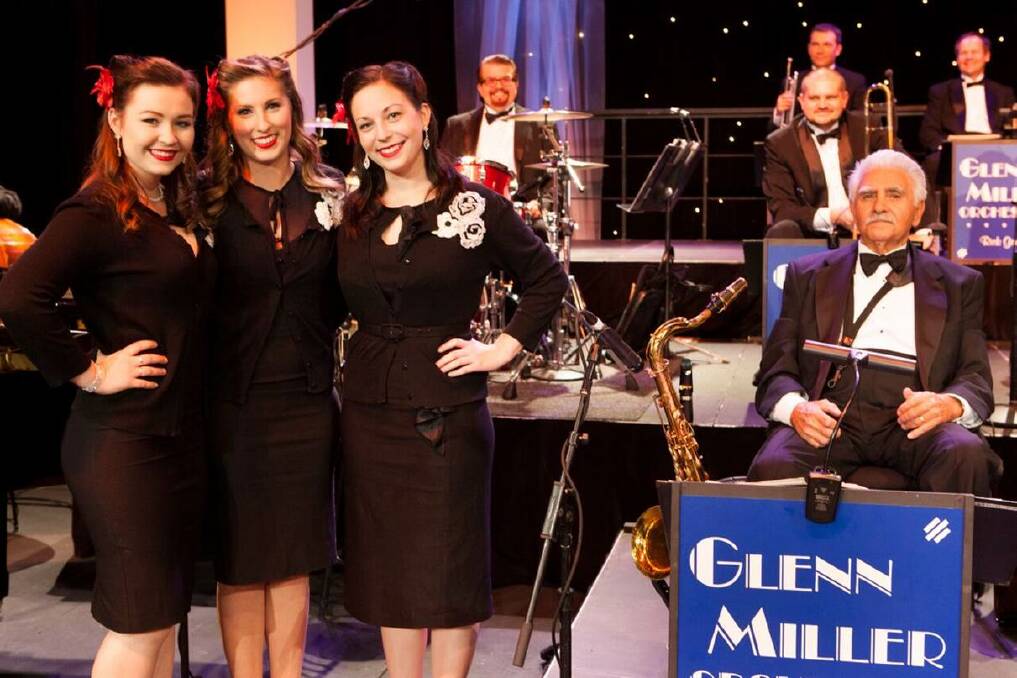 Sold out: Friday's audience lapped up every note and absolutely loved the Glenn Miller Orchestra's singers and dancers that accompanied unforgettable classic tunes. 