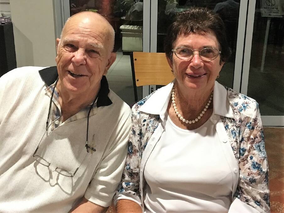 Dinner meeting: Ex-Old Bar Lion John and Margaret Pryor were special guests.