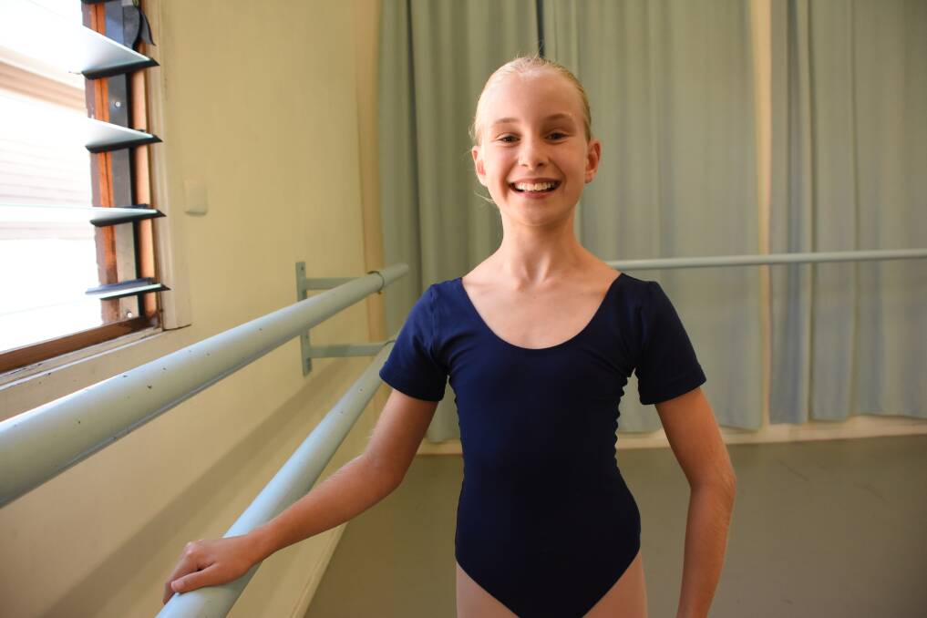 Opportunity: Esther Smith has been accepted into The Australian Ballet School interstate/international training program. Photo: Lauren Green.