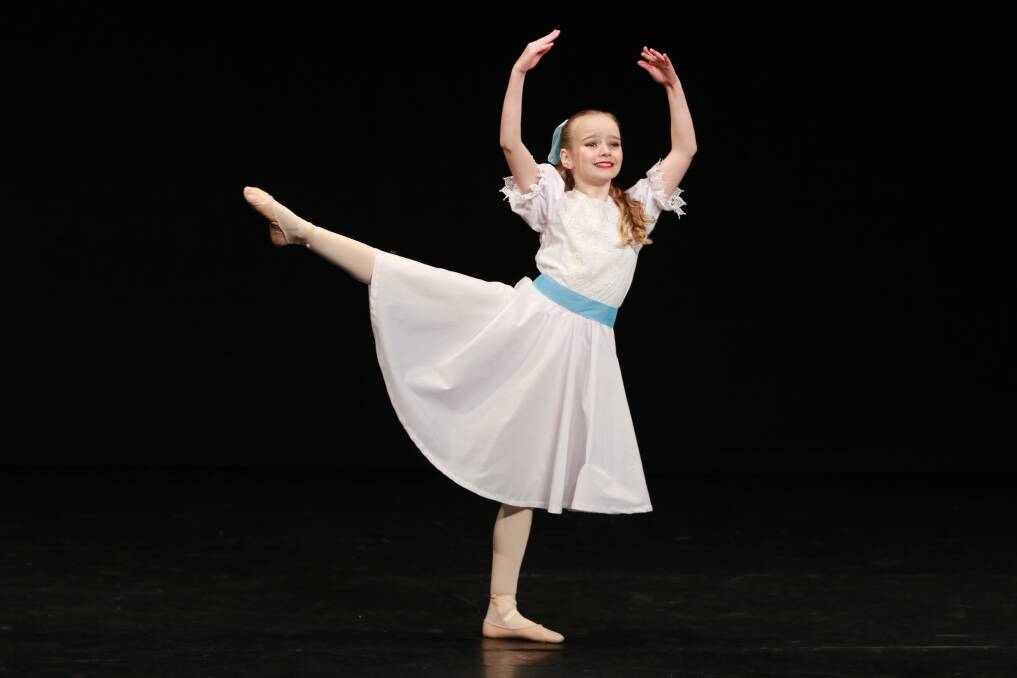 Zoe Roberts (Kempsey) was the winner of Section 606 Open Character or Demi Character Solo 10 years and under, Section 618a Open Modern Expressive Solo 10 years and under, and Section 613b Open Jazz Solo 10 years and under. 