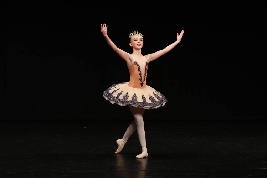Maya Whittaker (Newcastle) placed first in Section 601 Open Classical Ballet Solo 10 years and under.