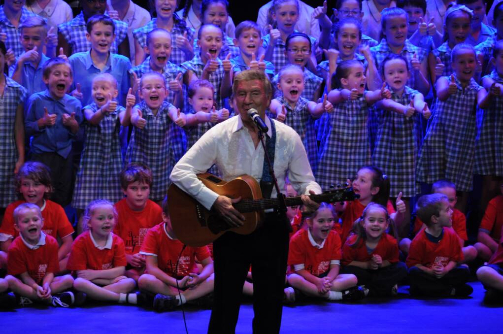 Don Spencer performs at the inaugural Manning Valley Schools Spectacular in 2013. He is back again this year.