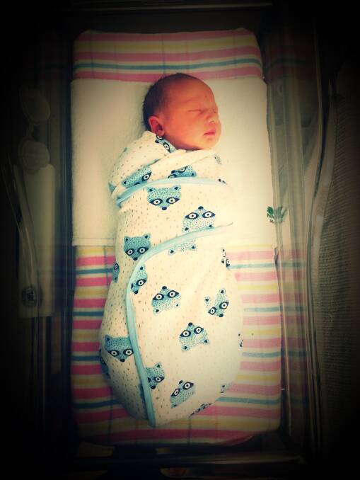 New arrival: Tyler Shane Ellis was born at Manning Hospital on October 30.
