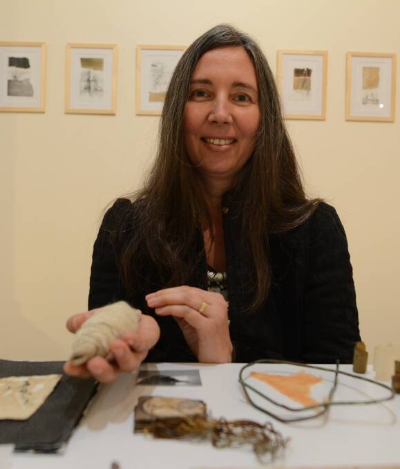 Arts and crafts: Artist Jana Pearceova is exhibiting ‘Place and Memory’ at the Manning Regional Art Gallery until July 24. She is also holding art workshops during July.