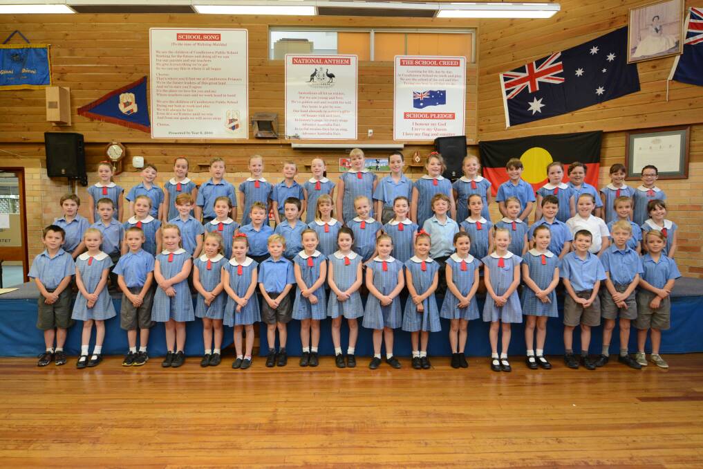 The junior choir, consisting of students from years three and four, is led by Samantha North, and sang Try a Little Kindness by Glen Campbell and Edelweiss from The Sound of Music.