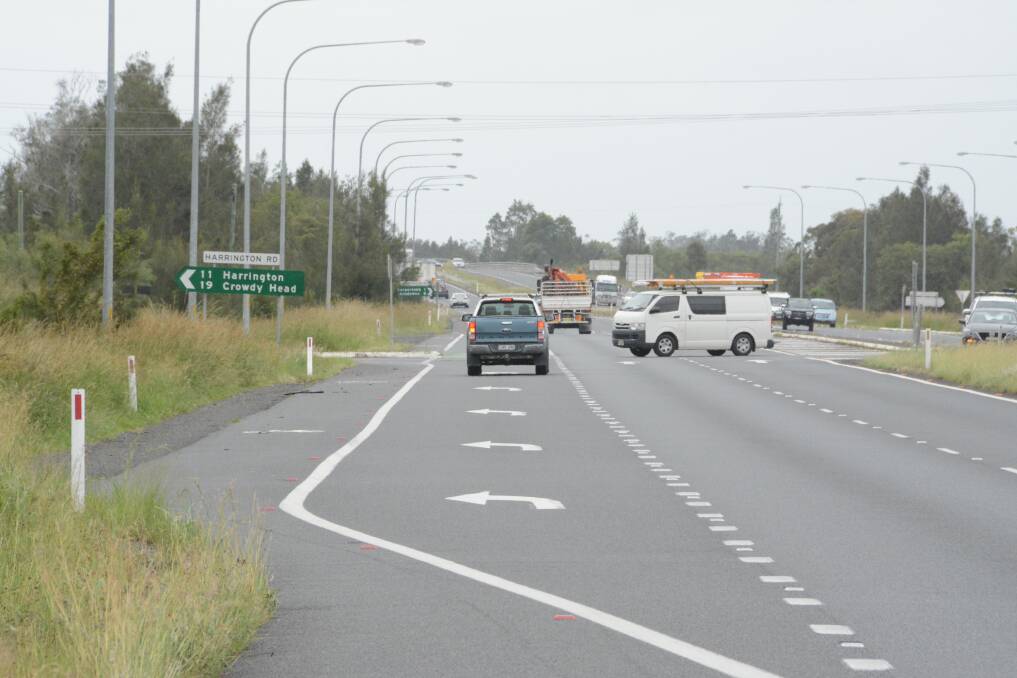 It will be years before an overpass will become a reality for the Harrington/Coopernook intersections of the Pacific Highway.