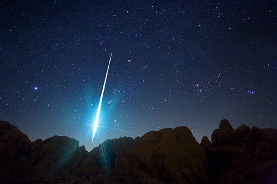 Fireball: This fireball from an earlier meteor shower is one of the largest ever recorded.
