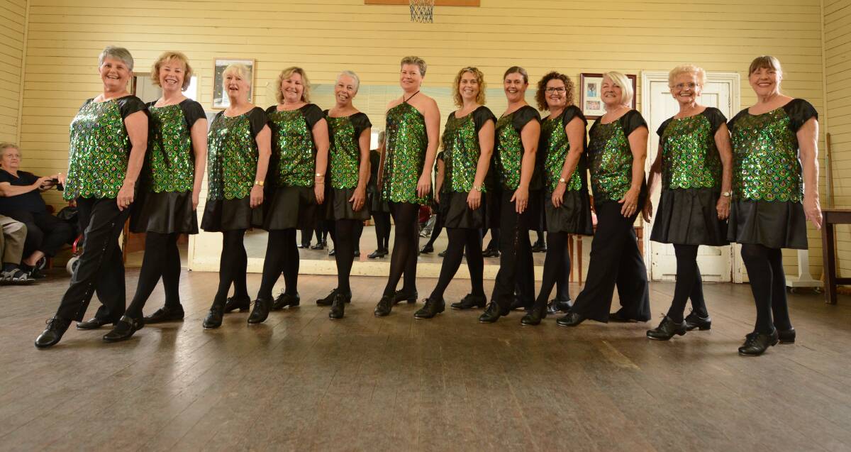 In rehearsal: Patrice Bullen, Christine Palin, Neryl Simpson, Helen Norman, Heather Rimmer, Kate Cheney, Nikki Thornton, Bettina Saxby, Lyn Shultz, Yvonne Taylor, Dulcie Balderstone and Dorothy Pearson are preparing for the Taree and District Eisteddfod.