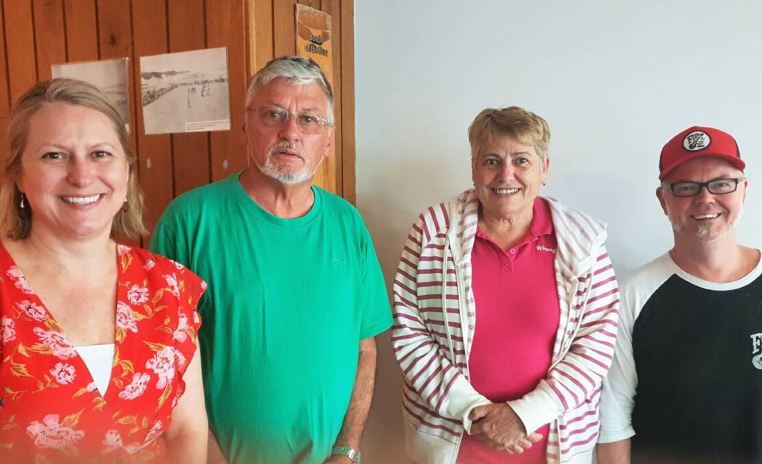 Old Bar Manning Point Business Community Association president Paula Gilmour, secretary Neil Cadden, vice president Carole Isaacs and treasurer Steve Doessel.