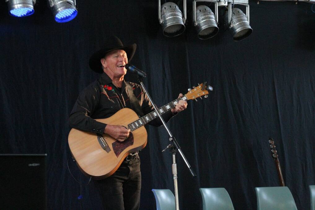 On song: Alex Wilson was a hit at the February concerts, performing some country classics. Photo: Lauren Green.