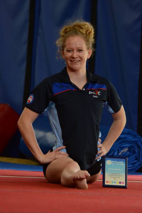 Acknowledgement: Penny Schubert was recognised by Gymnastics NSW for her distinguished service.