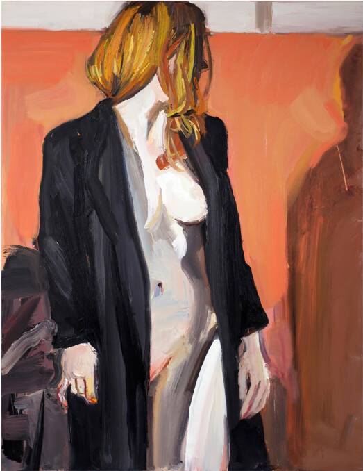 Naked and Nude: Winner of the 2015 major $10,000 Acquisitive Manning Art Prize, Robert Malherbe, ‘Woman in a Black Coat’ - oil on linen. Photo: supplied