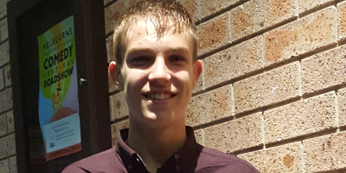 Winners are grinners: Keegan Gibson won the prestigious Roma Liggins Perpetual Scholarship at the Taree and District Eisteddfod as well as the senior instrumental championship and one of several Smile Scholarships.