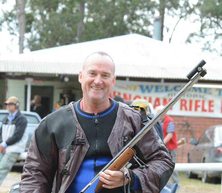 Prize shoot winner Peter Thurtell. This was his first success in the Wingham shoot and the first Wingham winner since Wendy Moon in 2008.