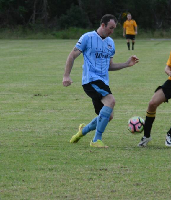 Ricky Campbell scored one of two goals in Taree's 2-1 win over Port Saints in the FFA Cup match played at Port Macquarie.
