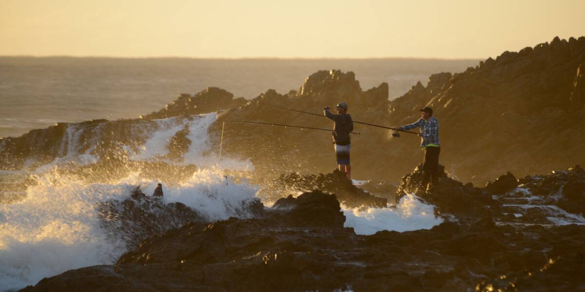 Onshore winds and rough seas rule out rock fishing, according to correspondent Ian Pereira.