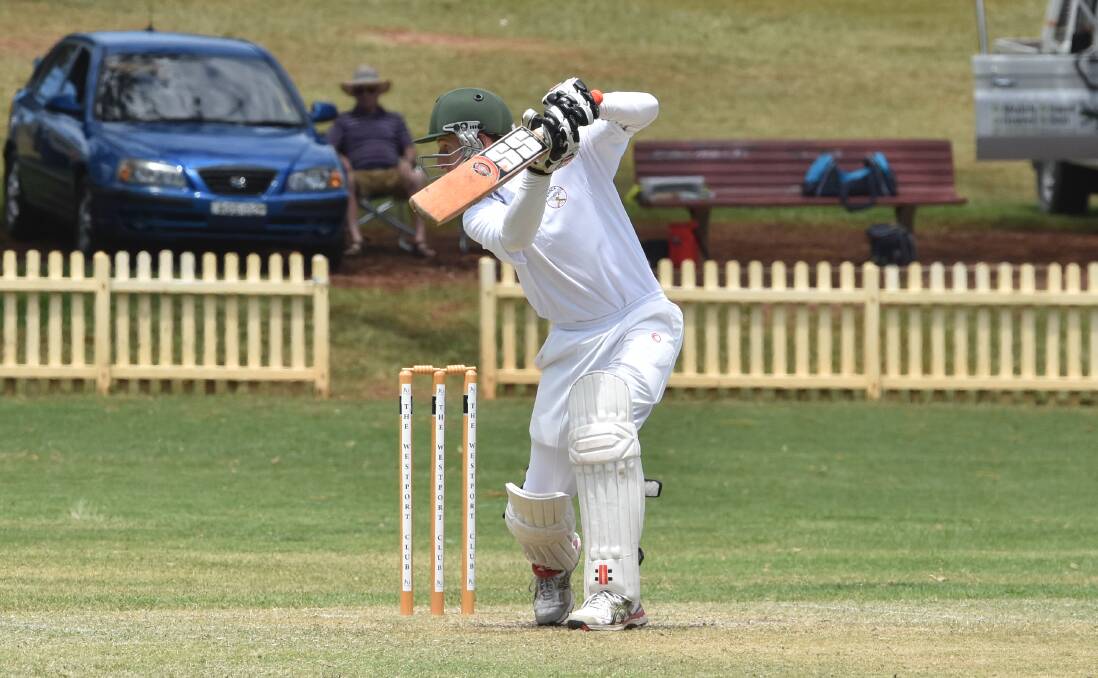 Jordi Gilfillan top scored for Manning in the last round clash against Hastings in Mid North Coast under 19 cricket. Photo Ivan Sajko.