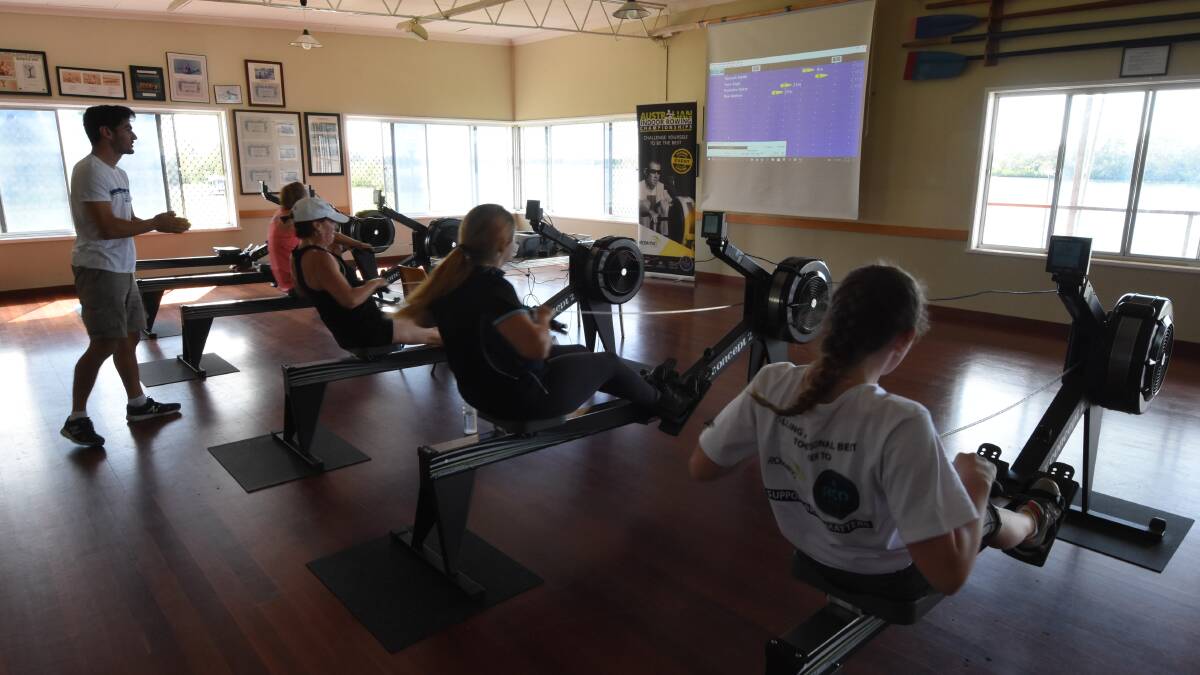 Indoor rowing championship round held at Manning River Rowing Club