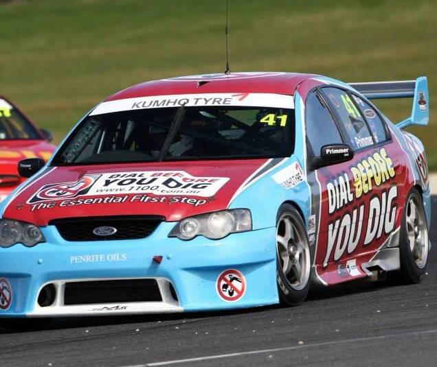 Mark Primmer contesting the most recent round of the Muscle Car Masters at Phillip Island.