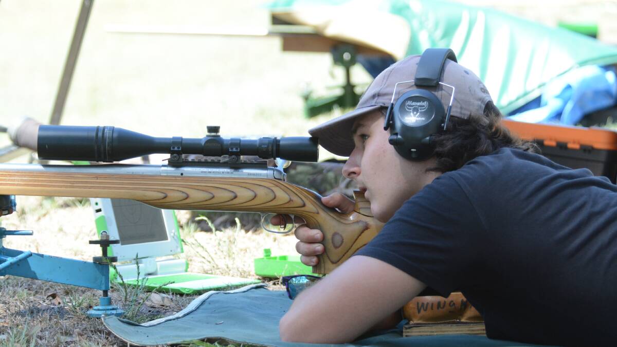 Declan Heaney was second in the F standard B-grade championship at Wingham Rifle Club.