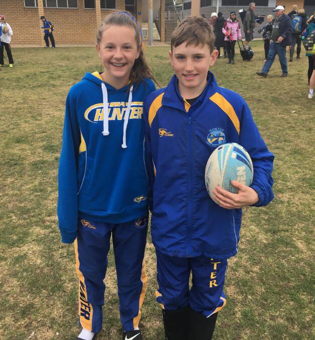 Abby Watts and Kurt Walters have been named in NSW PSSA touch football teams.
