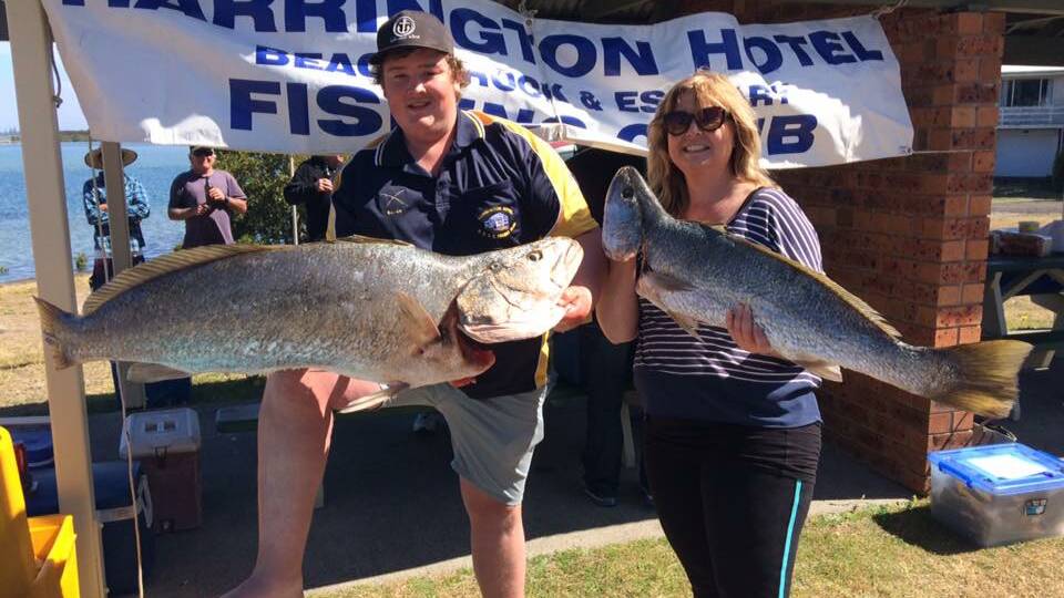 Good catches of mulloway landed from Harrington wall