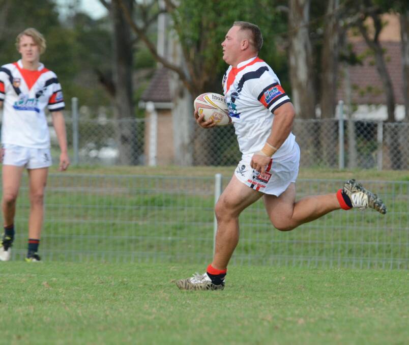 Wingham prop Rumone Jackson, pictured in action for Old Bar last season, faces 12 weeks on the sideline this year.