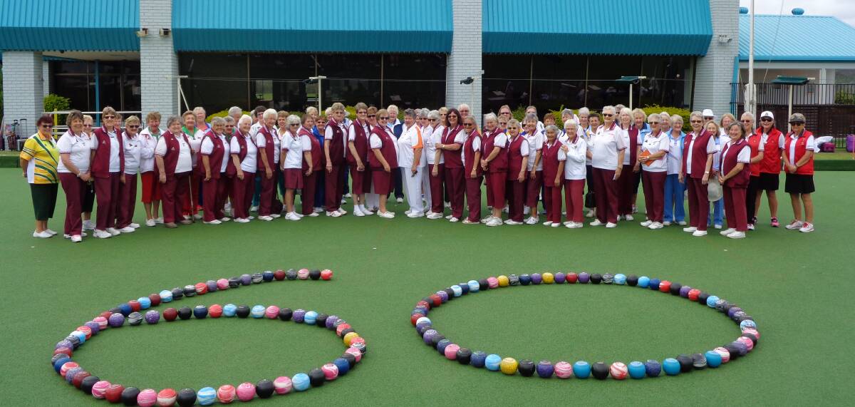 Past and present members of Taree West Women's Bowling Club celebrated the club's 60th anniversary.