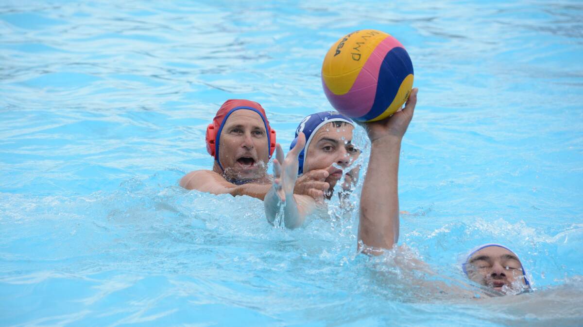 Manning Mug water polo action at Wingham. Seven teams will play in this weekend's tournament.