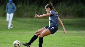 Promising Lulu McGrath was among Mid Coast's best in the win over Warners Bay last weekend. They meet Newcastle Olympic this week at the Taree Zone Field.