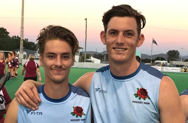 Ben Ferguson and Ben Hanlon after NSW's 3-1 win over Queensland in the Australian Country Championships played at Townsville.