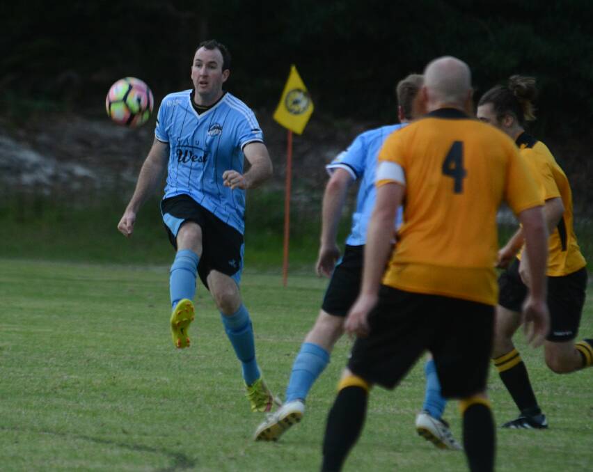 Ricky Campbell scored one of Taree's two goals in the 2-1 win over Tuncurry-Forster at Tuncurry.