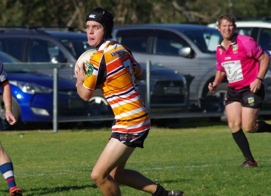 Liam O'Neill will start at five-eighth for Wingham in Sunday's grand final against Port Macquarie at Wingham. Photo Tanya Atkins.