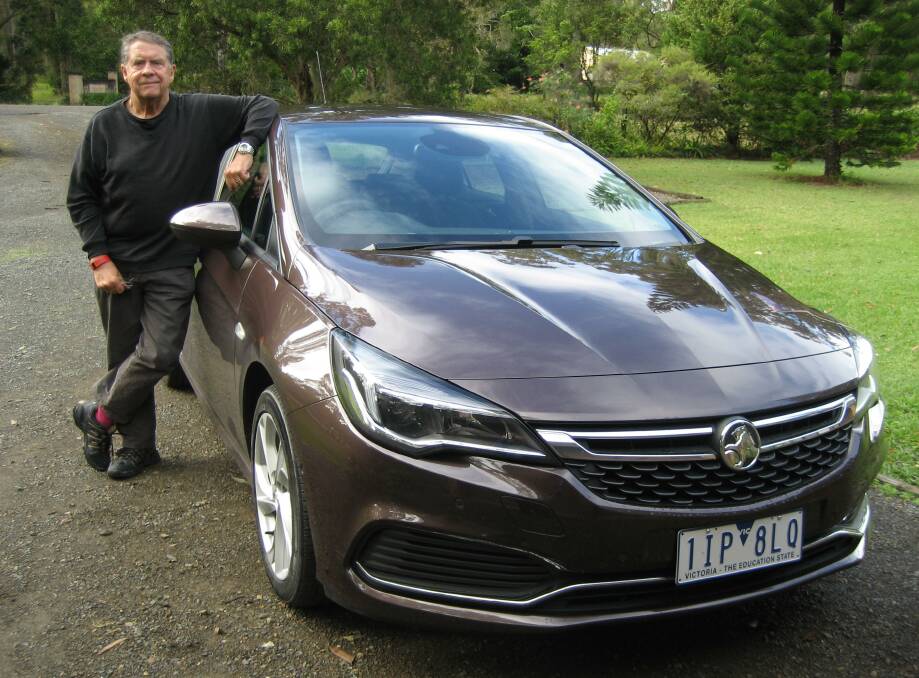 Road Ramblings correspondent Chris Goodsell with the Holden Astra RS.