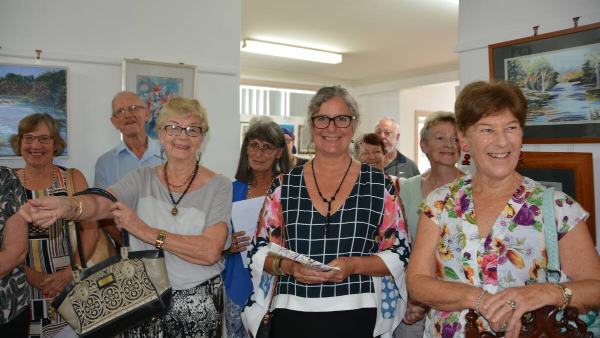 Cr Susan Jenvey (centre) at the launch of the Mid North Coast Creative Ageing Festival at Nambucca Heads