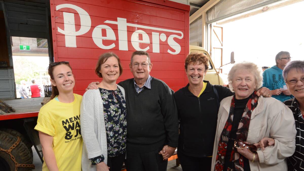 Angela Bell, Dedra Ison, Bob Coleman, Susan Bell and Daphne Suyervells at the opening of the Coleman Pavilion at Cundletown Museum in June 2017.