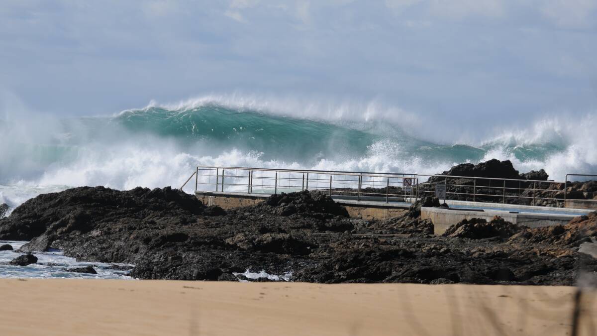 Big seas warning: South facing beaches are likely to encounter the worst of the conditions.