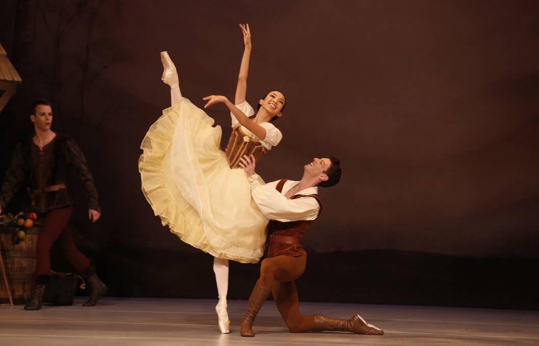 The Australian Ballet regional tour: Giselle, featuring Karen Nanasca and Andrew Killian. Photo Jeff Busby
