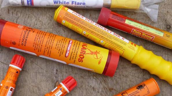 Roads and Maritime Services has mobile collection points for expired marine flares.