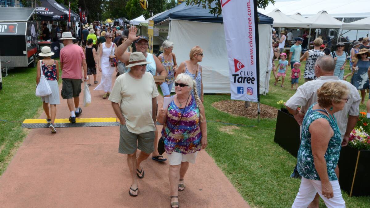 January's Tastefest on the Manning drew 12,000 visitors, despite the extreme heat. The organiser, Taree Lions Club has donated proceeds to the Taree women's and children's refuge.
