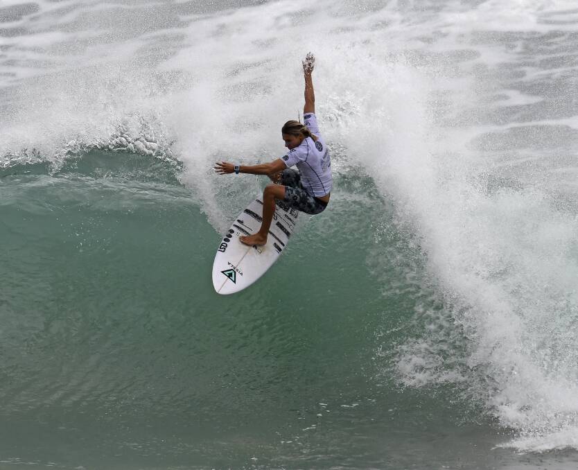 Zak Condon competing in this year's competition. Photo by Ethan Smith, Surfing NSW.
