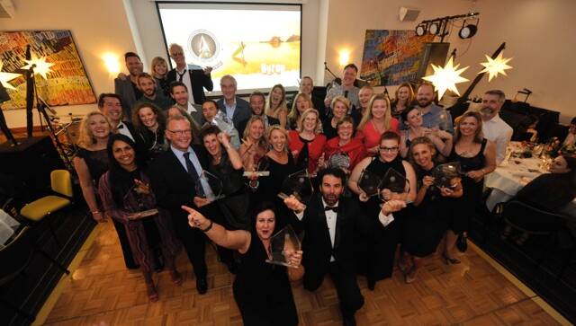  Last year's winners celebrate the North Coast Tourism Awards in Byron Shire.