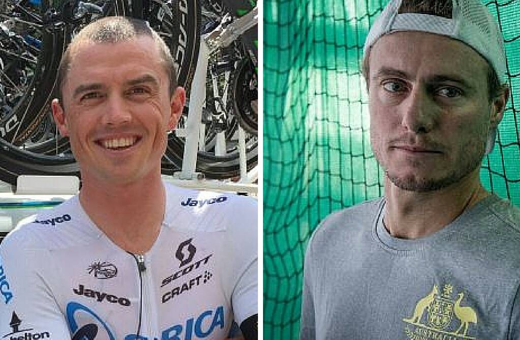 OUT: Simon Gerrans and Lleyton Hewitt are both out of Rio 2016. Photos (l-r): Rupert Guinness, Jesse Marlow