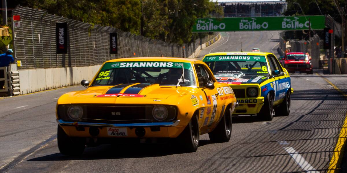 KEEN TO LEAD: Adam Bressington would love for his Chevrolet Camaro to lead on the opening lap at Mount Panorama on Saturday. Photo: RICHARD CRAIL