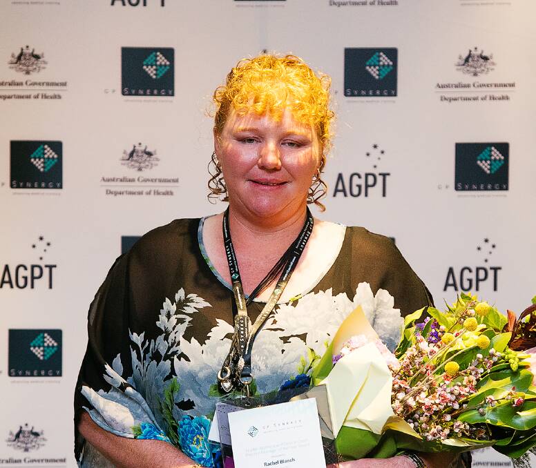 Rachel Blanch during the GP Synergy’s Seasonal Celebration and Awards Night in Newcastle. Photo supplied