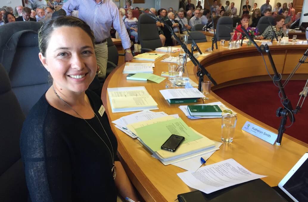 Katheryn Smith became the first deputy mayor of the newly formed MidCoast Council in 2017. 