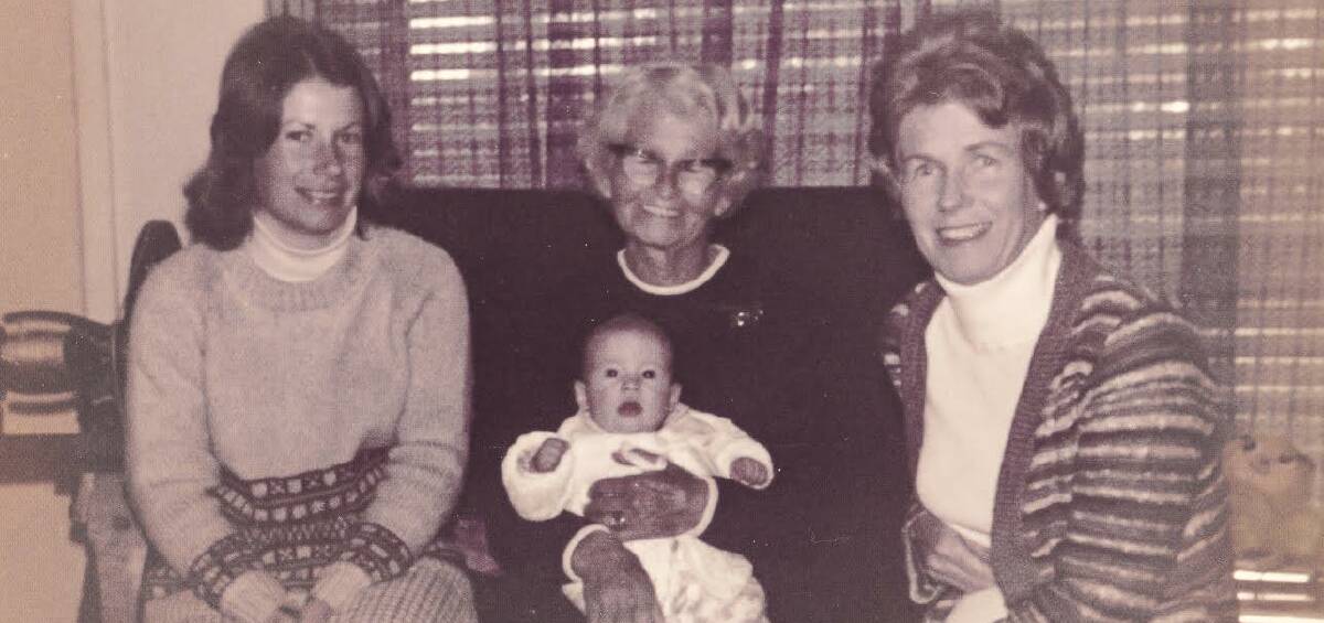 Four generations: Judith Conning with her grandmother, daughter Lyndell and mum Elvie Radford, who was killed in the Granville train disaster. “I look very much like her," Judith said. 